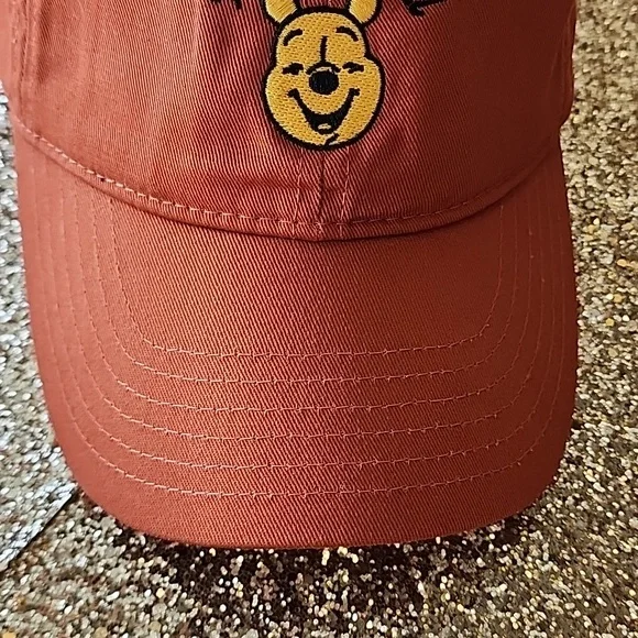 Disney Winnie The Pooh Dark Orange Cap Brand New - Picture 3 of 5